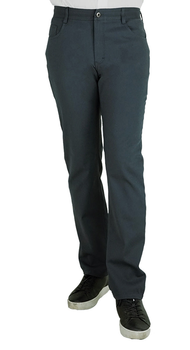 Enzo Modern Fit Luxury Cotton Stretch Dress Pants - Albert