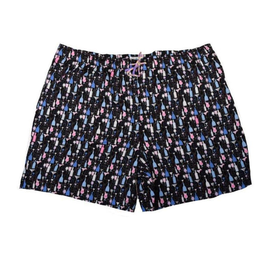 Buoy & Boat by Fusion 'Bottles and Glasses' Swim Trunk