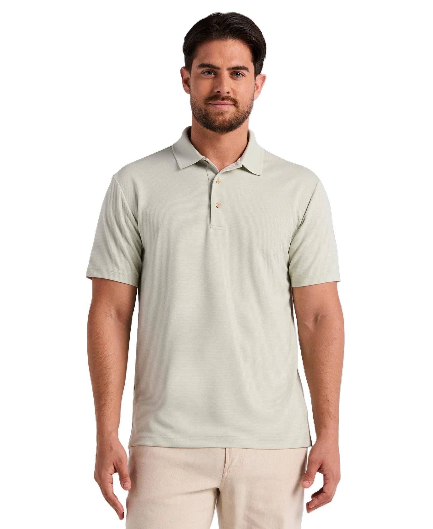 Cubavera Textured Performance Polo Shirt