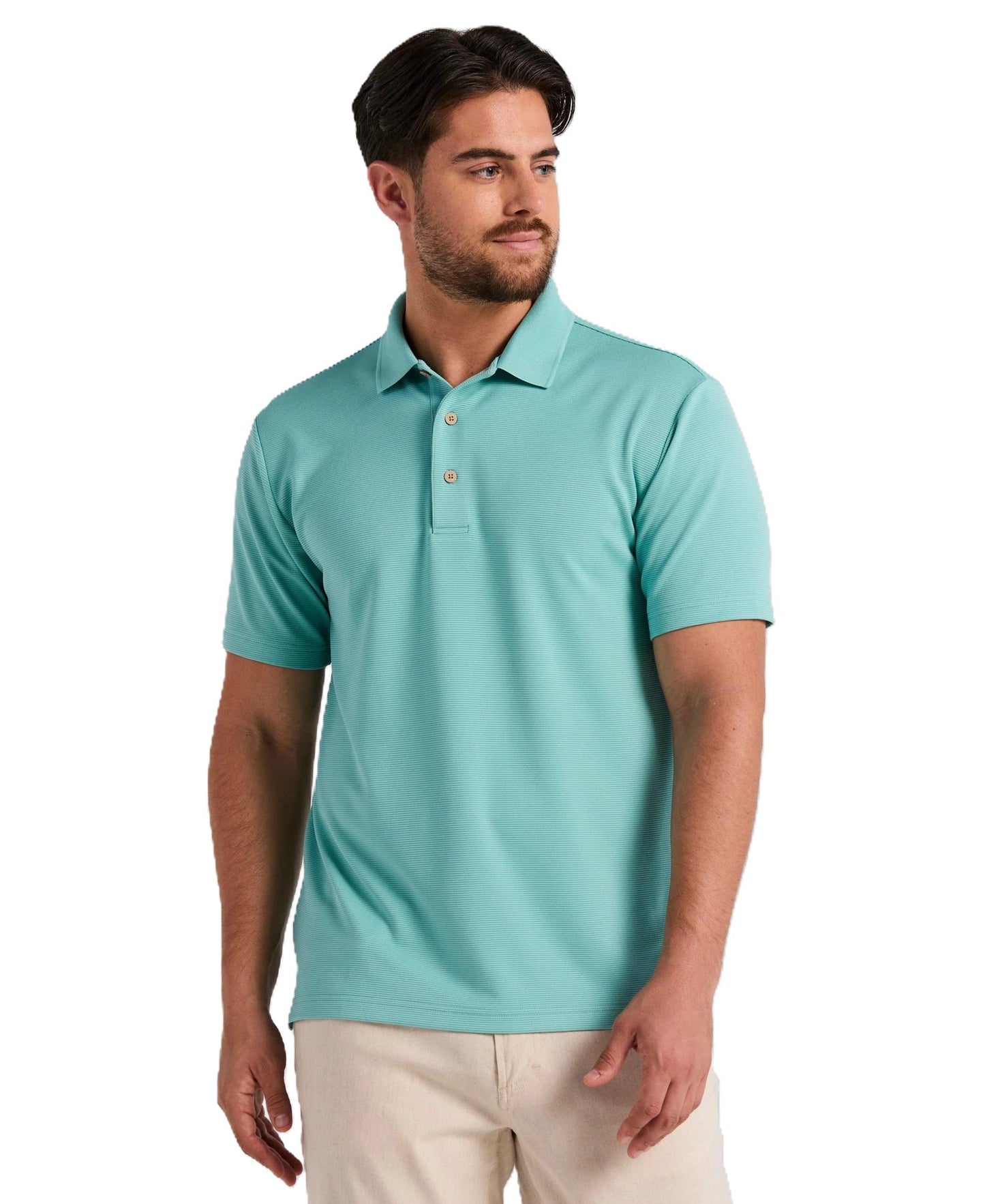 Cubavera Textured Performance Polo Shirt