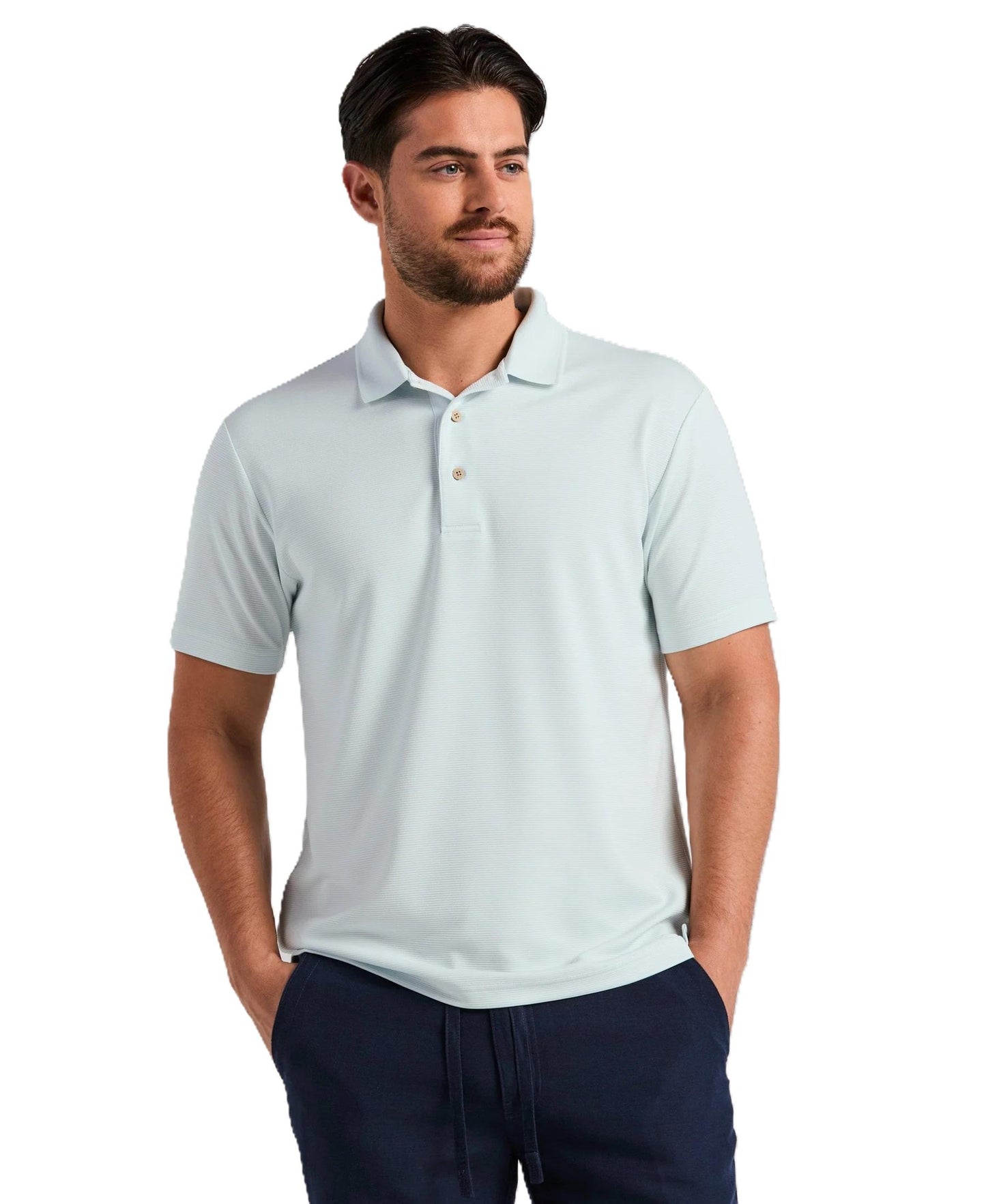 Cubavera Textured Performance Polo Shirt