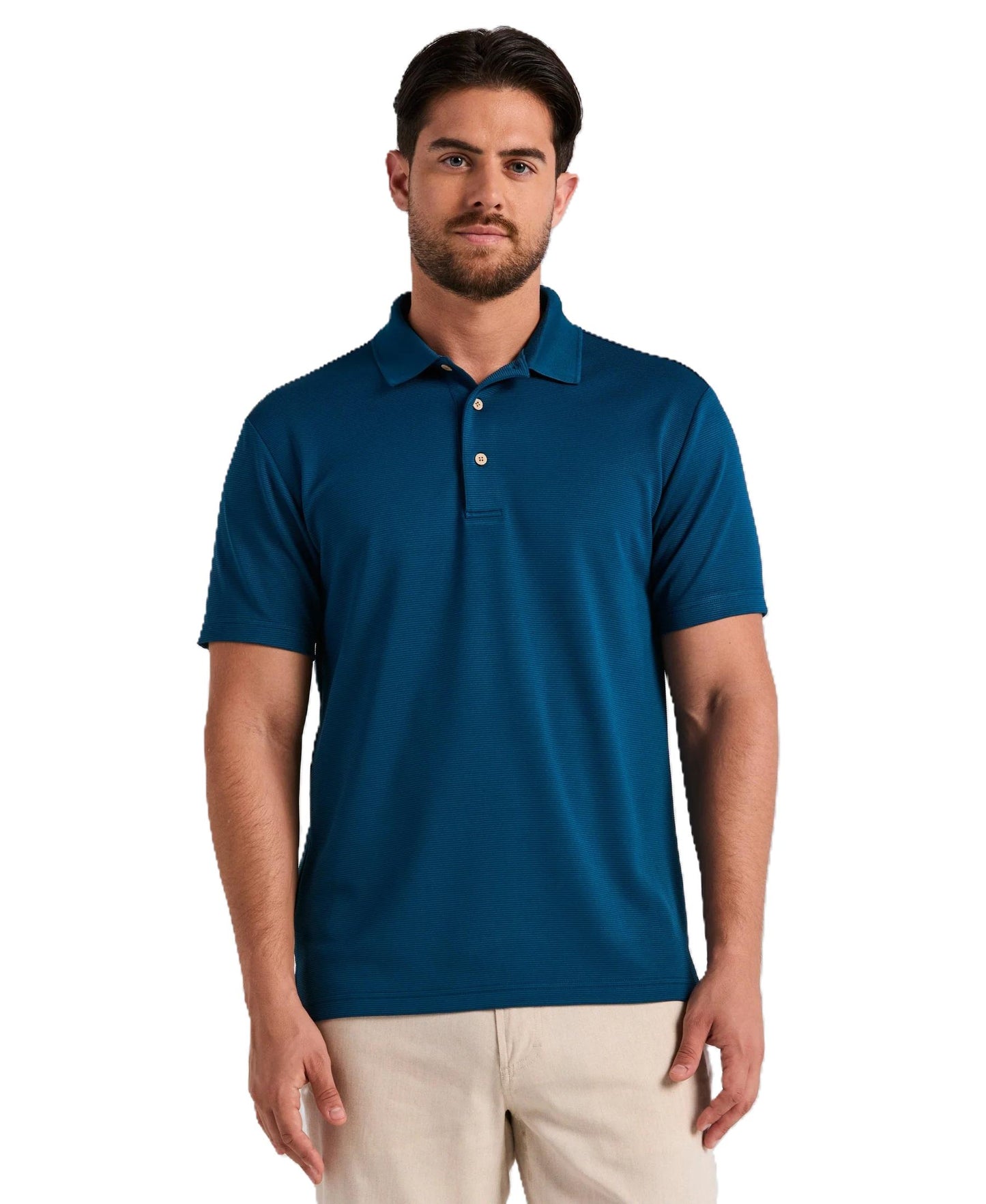 Cubavera Textured Performance Polo Shirt