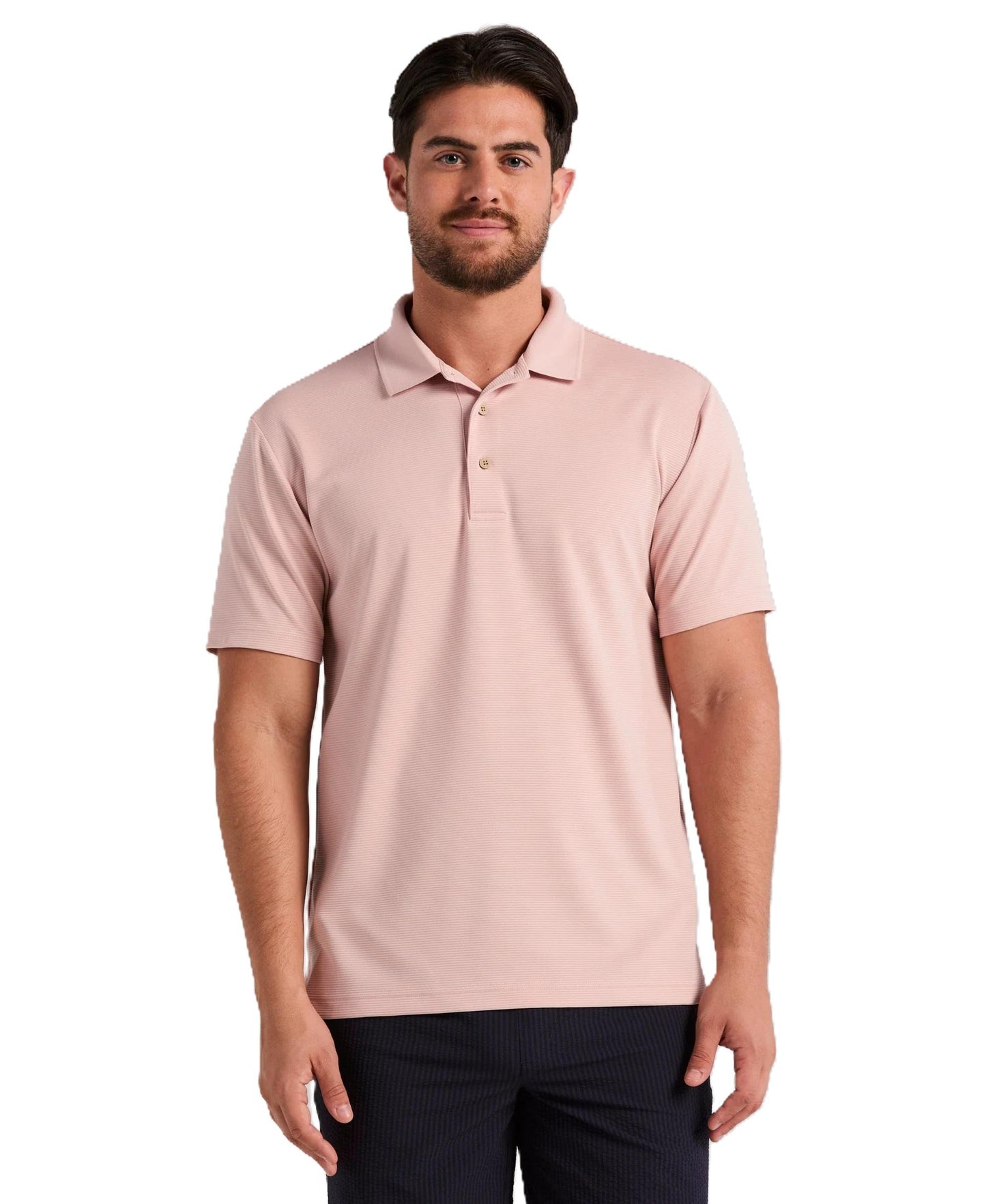 Cubavera Textured Performance Polo Shirt