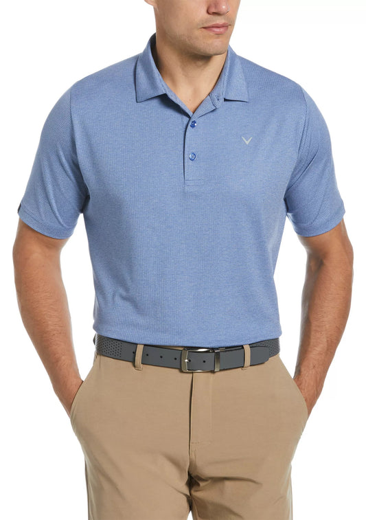 Callaway Golf Short Sleeve Classic Jacquard Polo Shirt