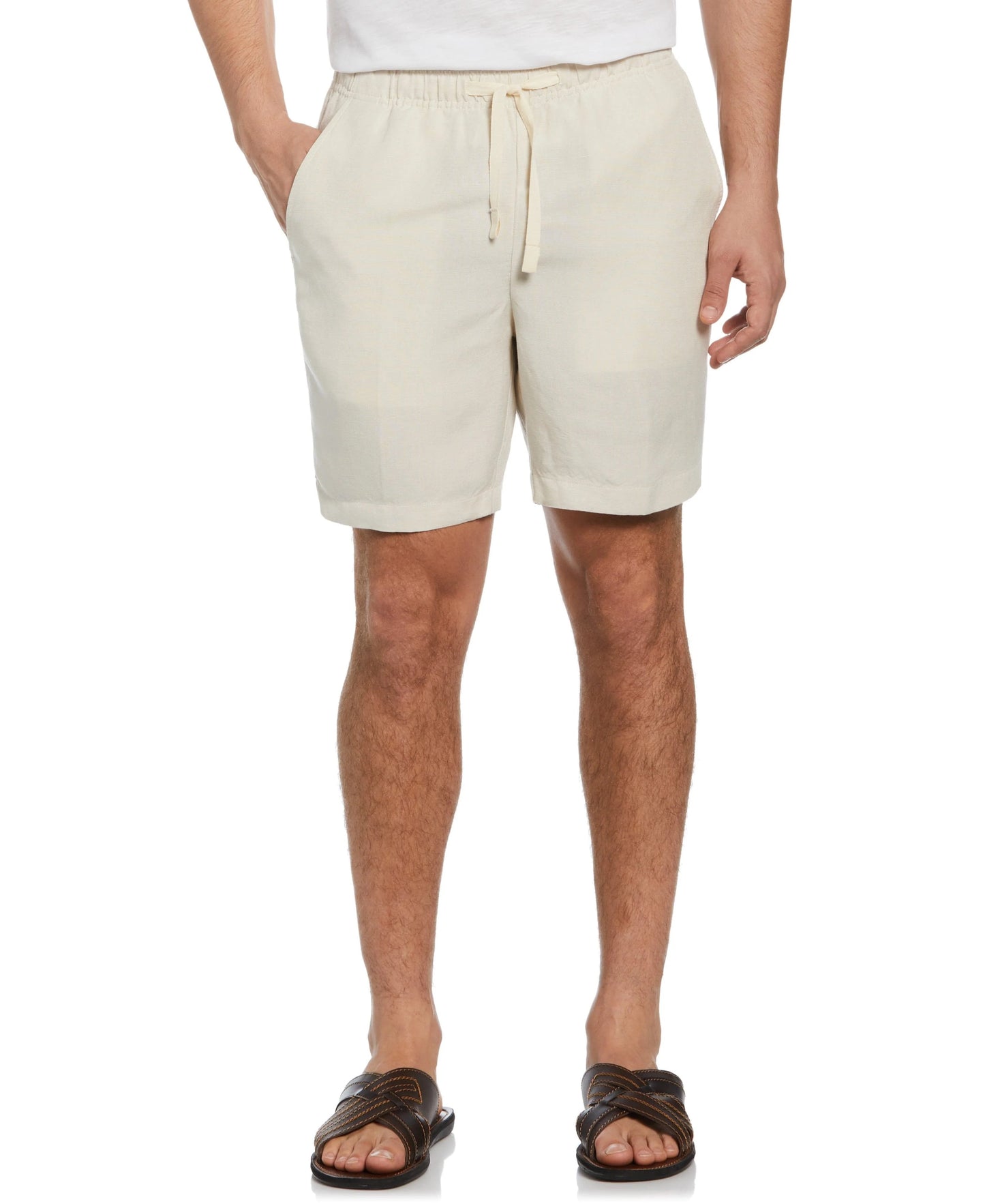 Cubavera Linen Blend Pull On Drawstring Short
