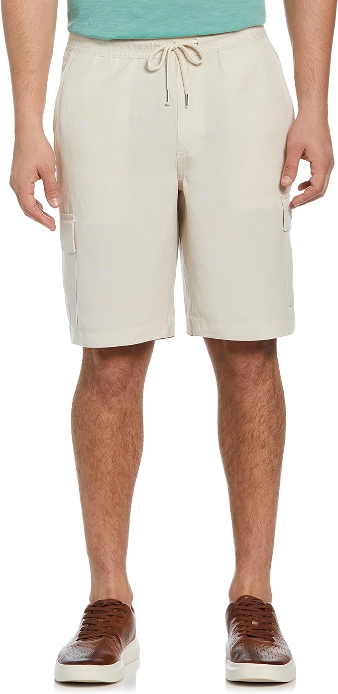 Cubavera Linen Blend Pull On Cargo Short