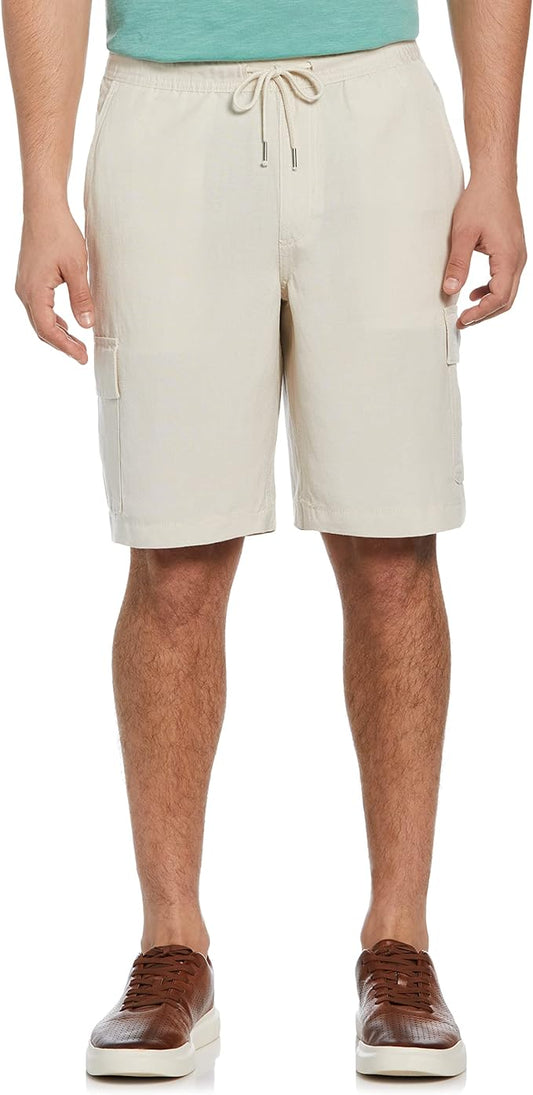 Cubavera Linen Blend Pull On Cargo Short