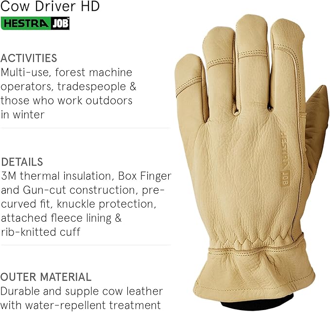 Hestra Cow Driver HD Winter Gloves