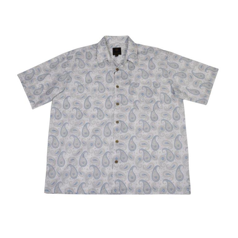 FX Fusion Short Sleeve 'Paisley' Print Poplin Sateen Sport Shirt