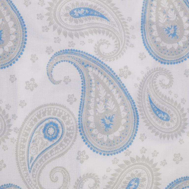 FX Fusion Short Sleeve 'Paisley' Print Poplin Sateen Sport Shirt