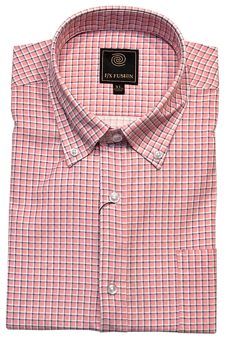 FX Fusion Small Frame Sport Shirt - Short Sleeve Button Down – Dick Anthony Ltd.