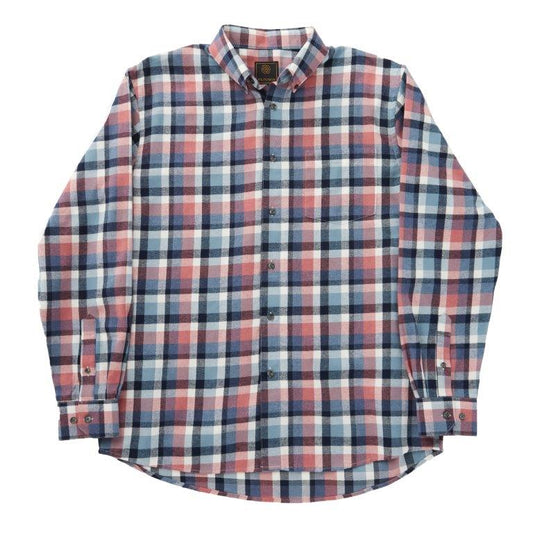 FX Fusion Pink/Blue/White Check Flannel Shirt
