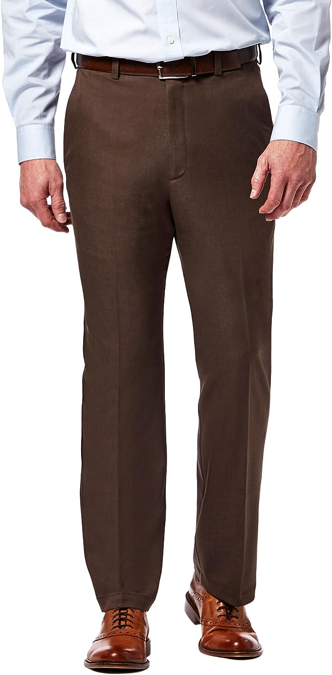 Haggar Cool 18 Pro Classic Fit Flat Front Pant