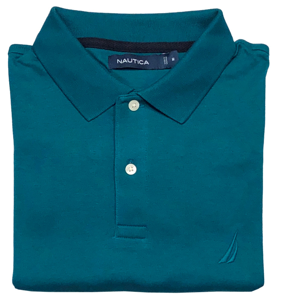 Nautica Short Sleeve Premium Soft Cotton Polo Shirt