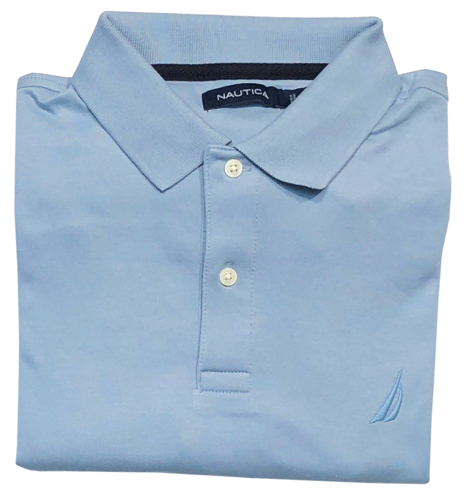 Nautica Short Sleeve Premium Soft Cotton Polo Shirt