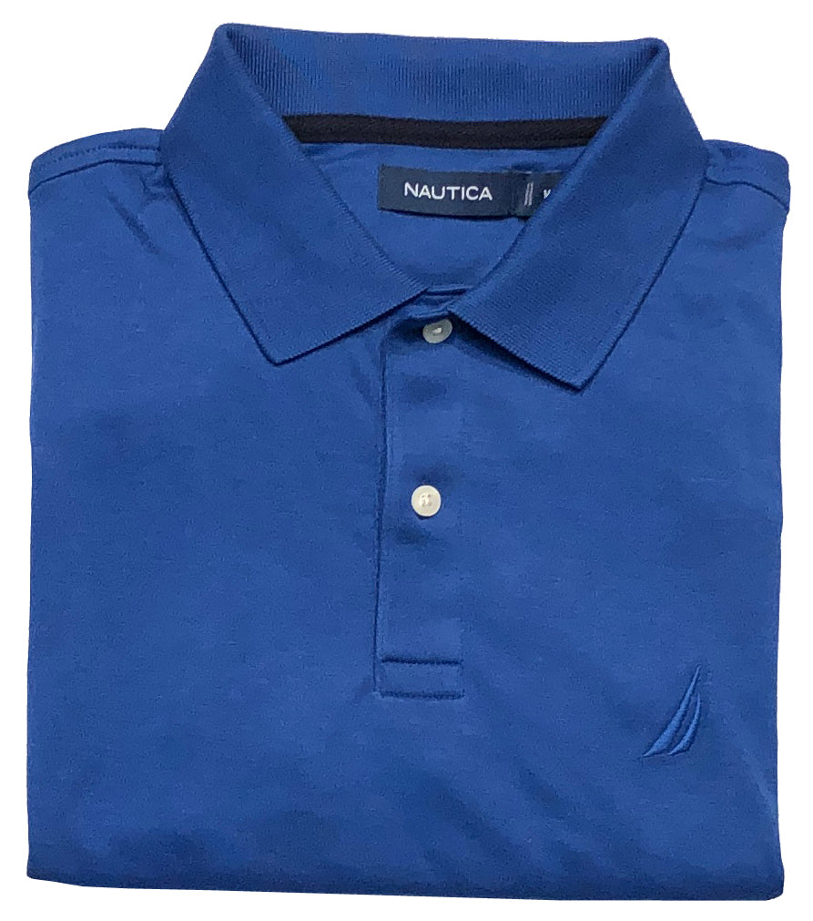 Nautica Short Sleeve Premium Soft Cotton Polo Shirt