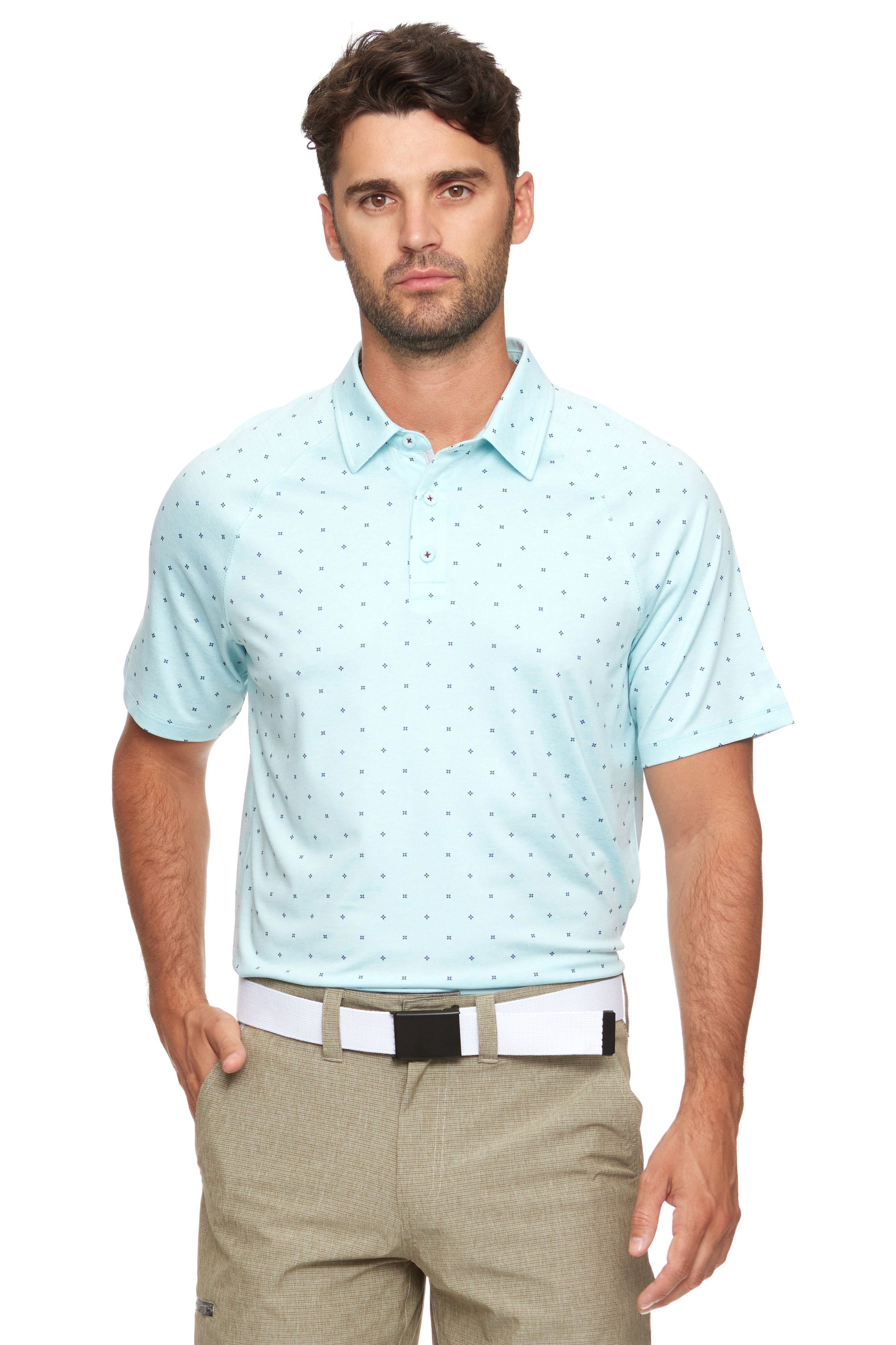Flag & Anthem Wheaton Dot Print Performance Polo Shirt – Dick Anthony Ltd.
