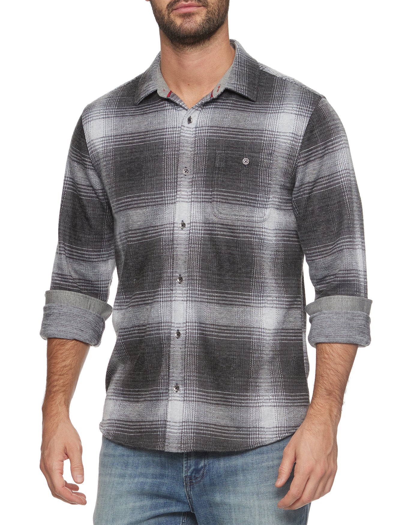 Flag & Anthem Hero Plaid Long Sleeve Knit Flannel Shirt – Dick Anthony Ltd.