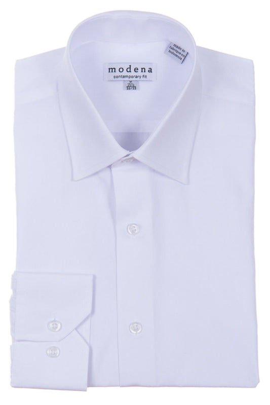 Modena Contemporary Fit Long Sleeve Dress Shirt