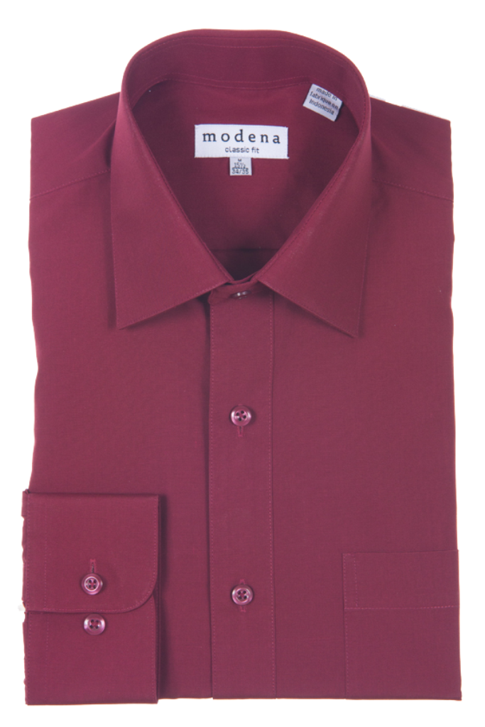Modena Classic Fit Long Sleeve Dress Shirt