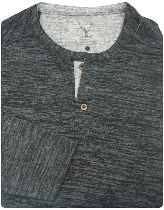 Nicoby Fuzzy Henley Shirt