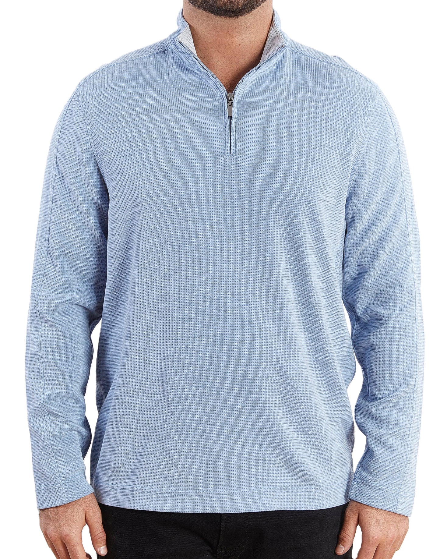 Nicoby Fiji Waffle 1/4 Zip Sweater