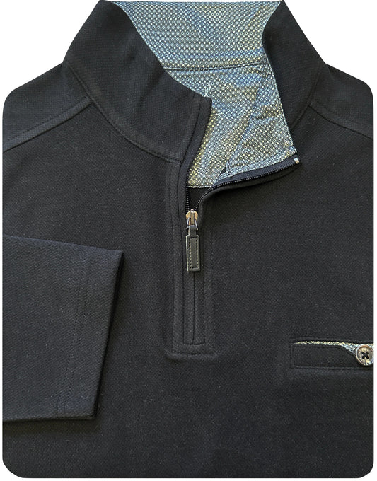 Nicoby Birdseye Soft Brushed 1/4 Zip Pullover