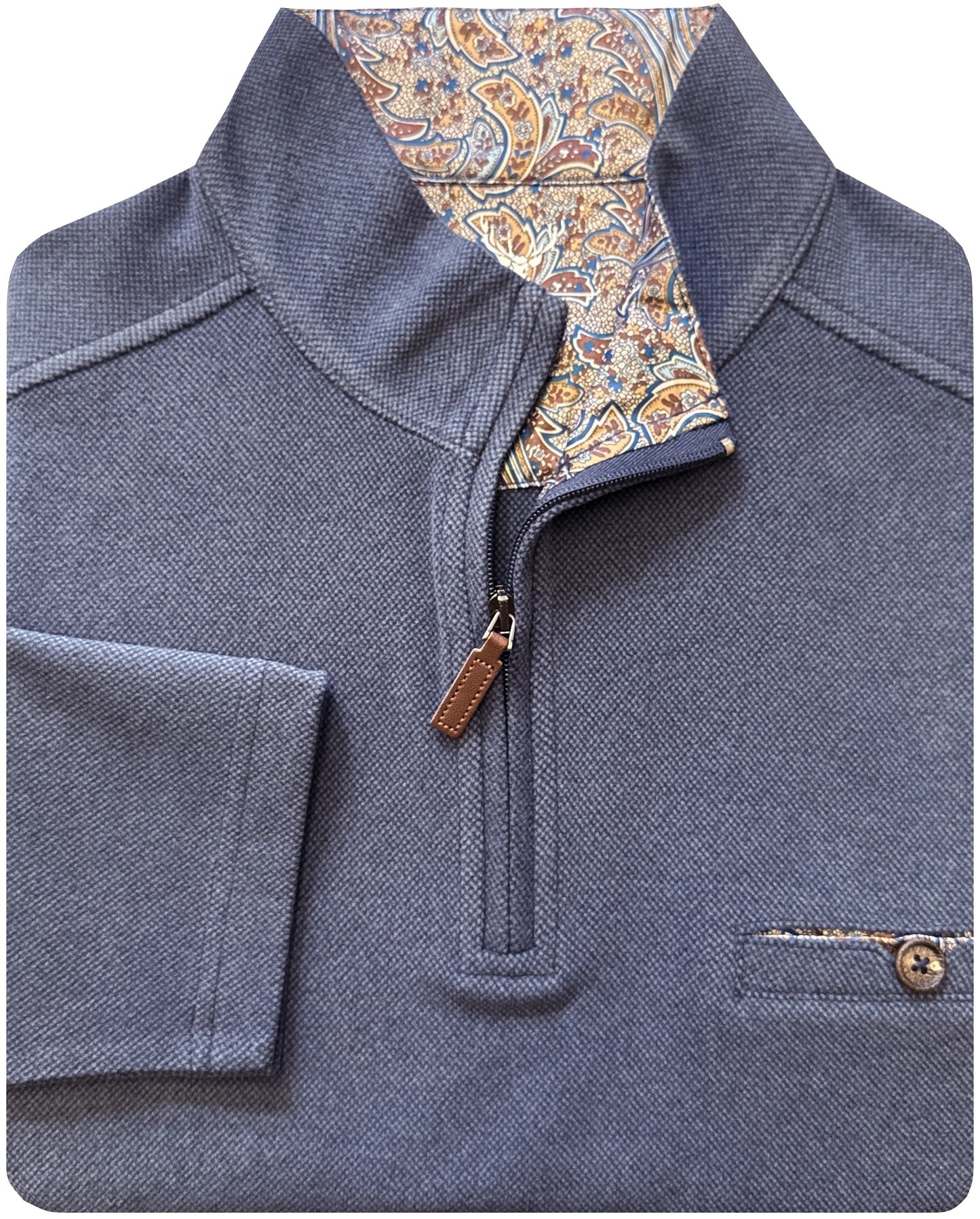 Nicoby Birdseye Soft Brushed 1/4 Zip Pullover