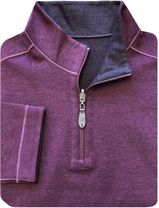 Nicoby Reversible 1/4 Zip Sweater
