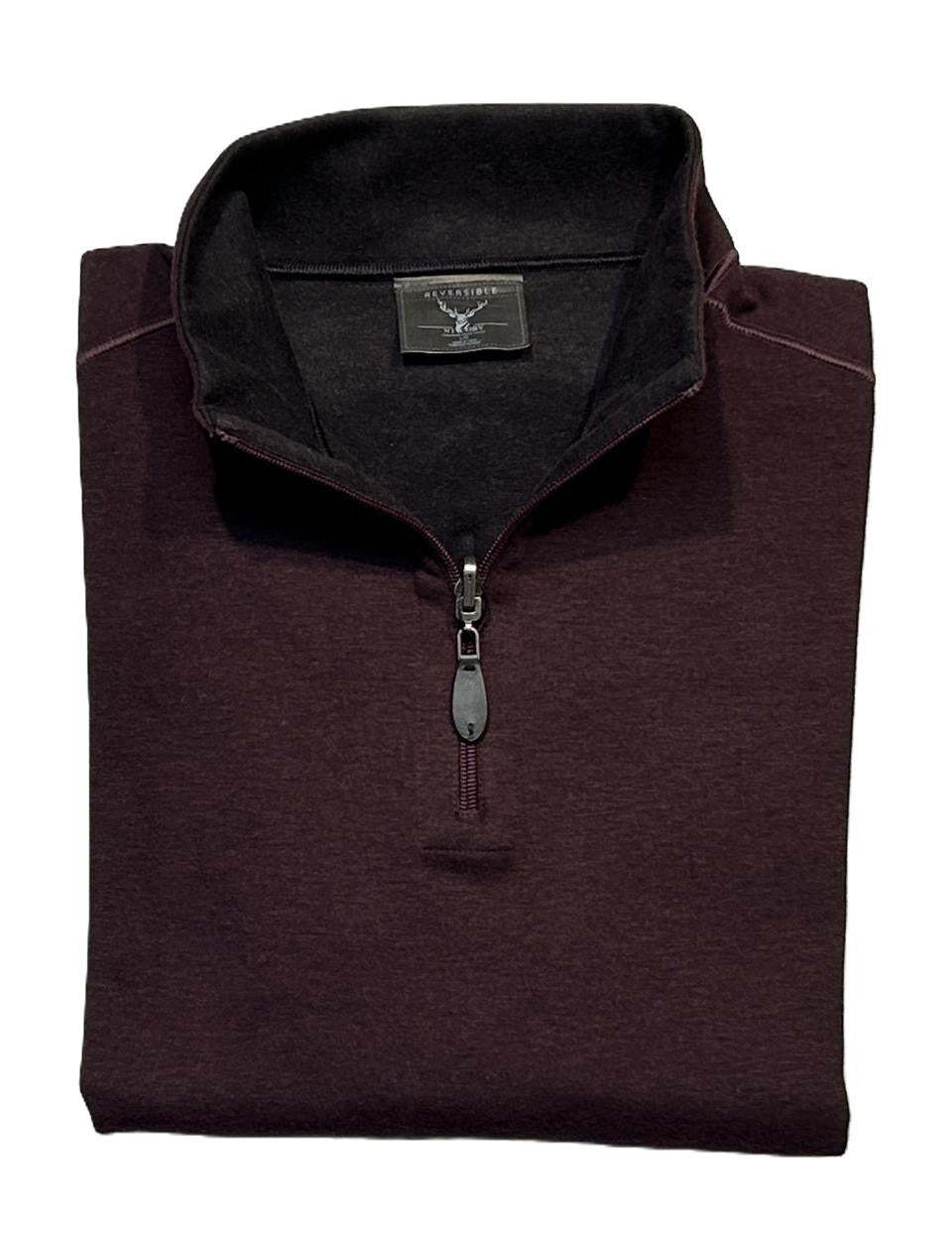 Nicoby Reversible 1/4 Zip Sweater