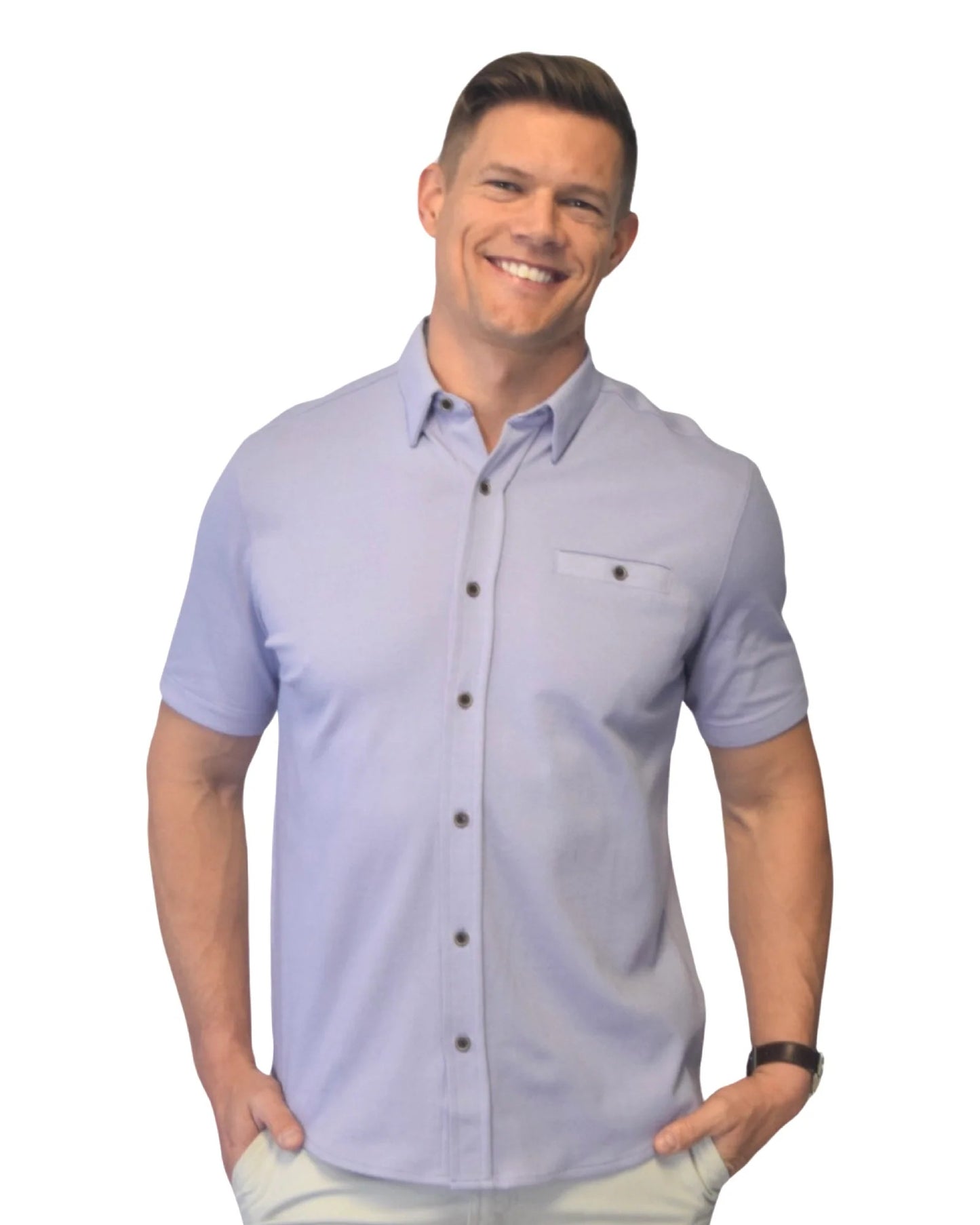 Nicoby Hampton Pique Short Sleeve Shirt