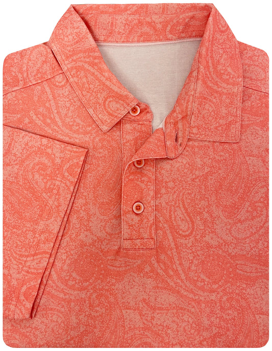 Nicoby Paisley Summer Polo Shirt