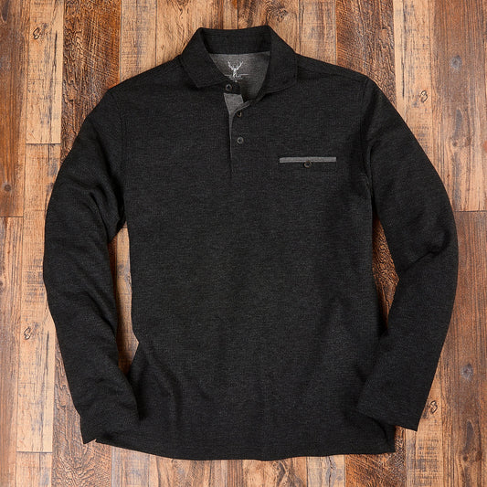 Nicoby Stretch Basket Knit Polo