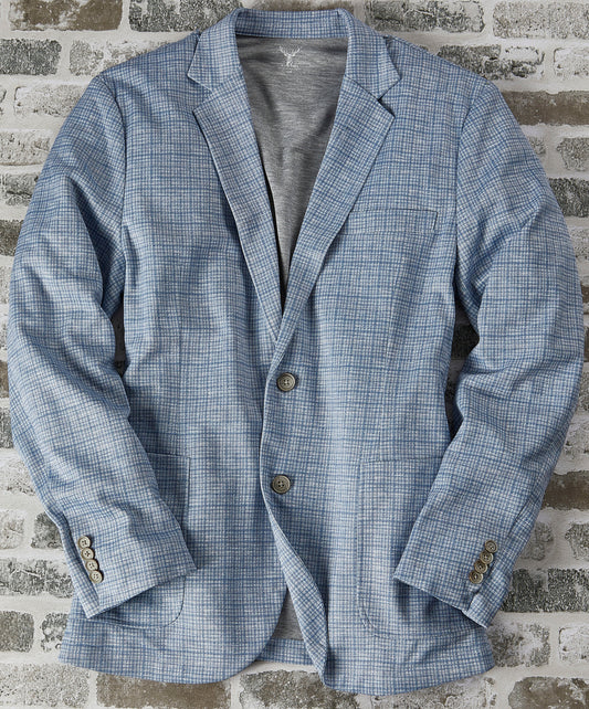 Nicoby Knit Stretch Print Sport Coat