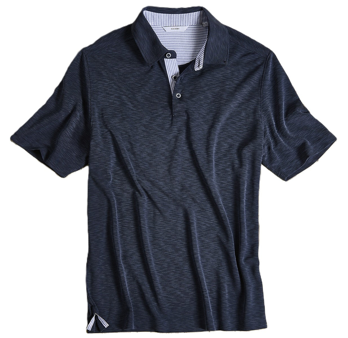 Nicoby Polynosic Slub Polo Shirt