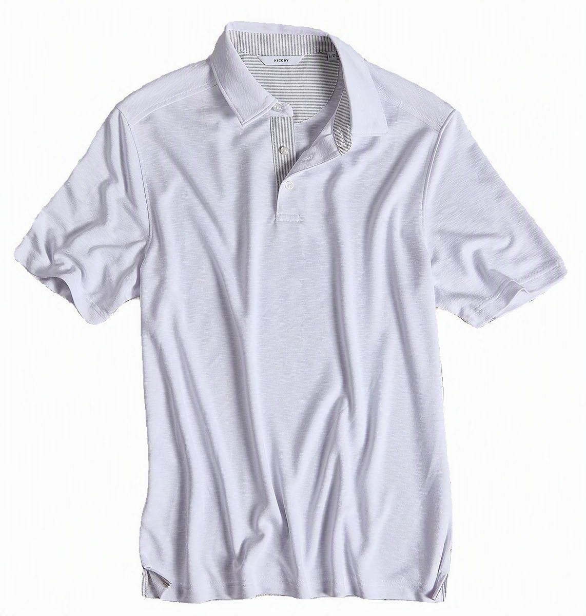 Nicoby Polynosic Slub Polo Shirt