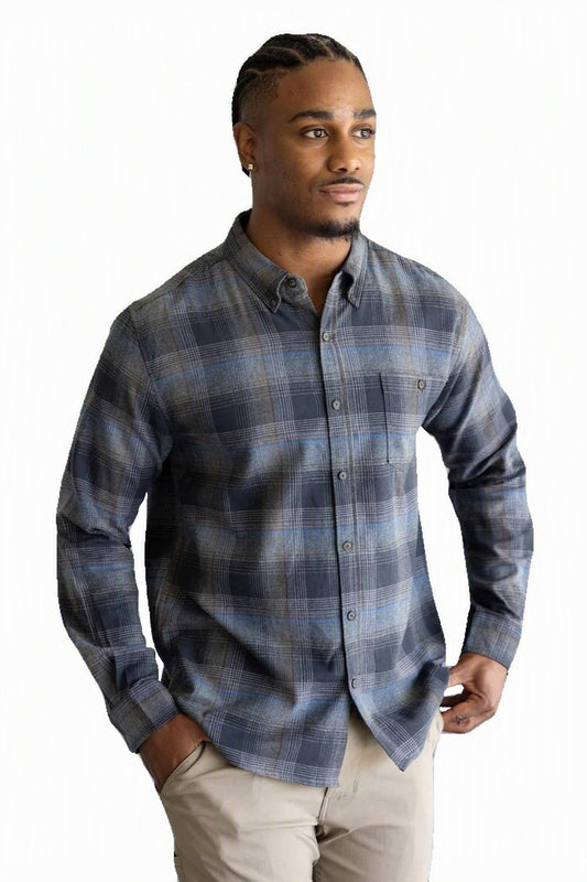 North River Outfitters Farmington Brushed Cotton Button Down Shirt