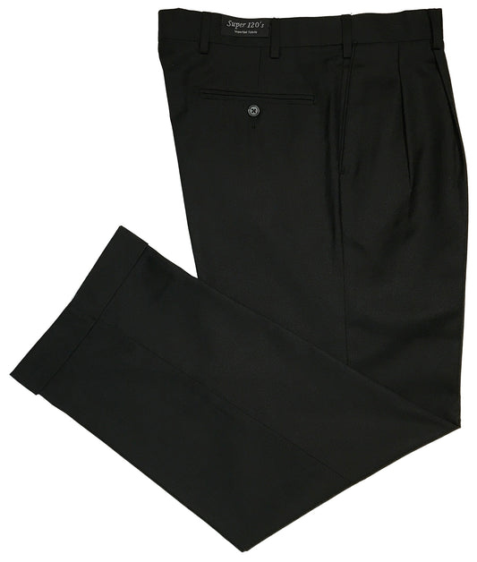 Giorgio De Paoli Microfiber Pleated Front Dress Pants