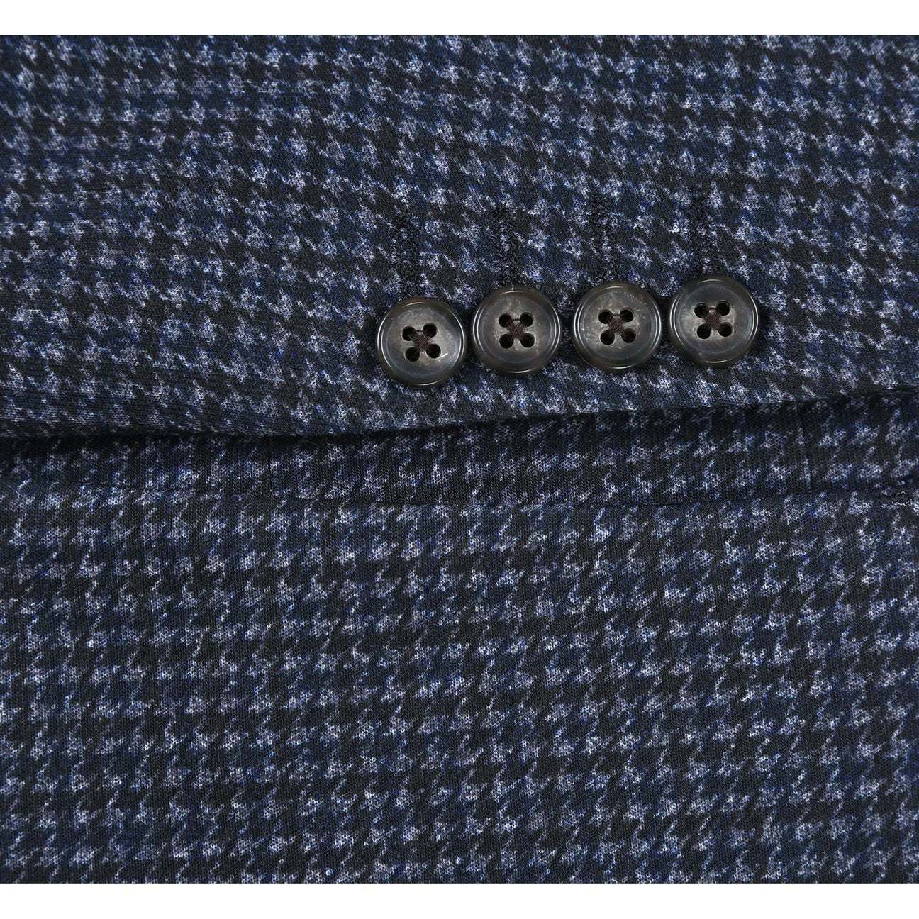 Pellagio Gray Check Half Canvas Slim Fit Sport Coat