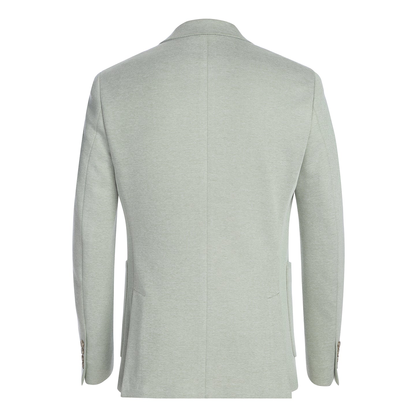 Pellagio Light Green Half Canvas Slim Fit Sport Coat
