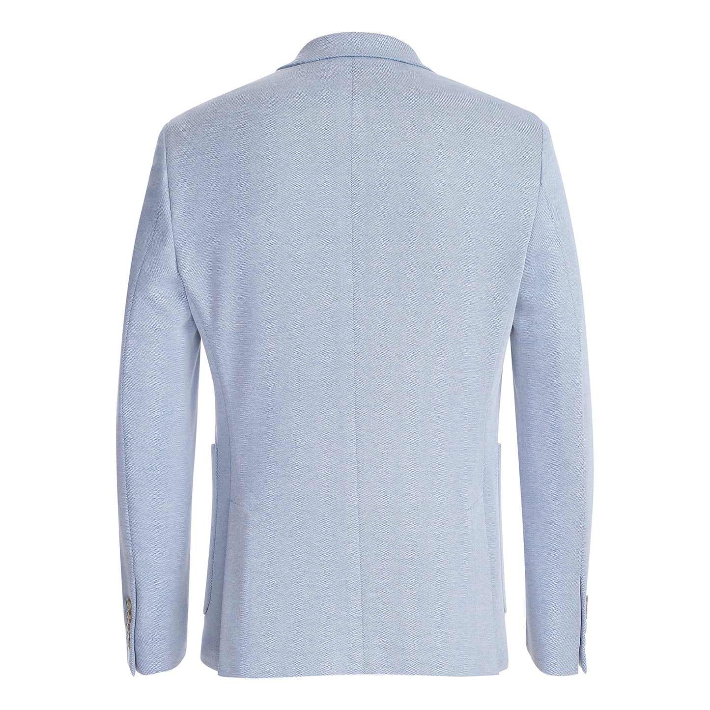 Pellagio Light Blue Half Canvas Slim Fit Sport Coat