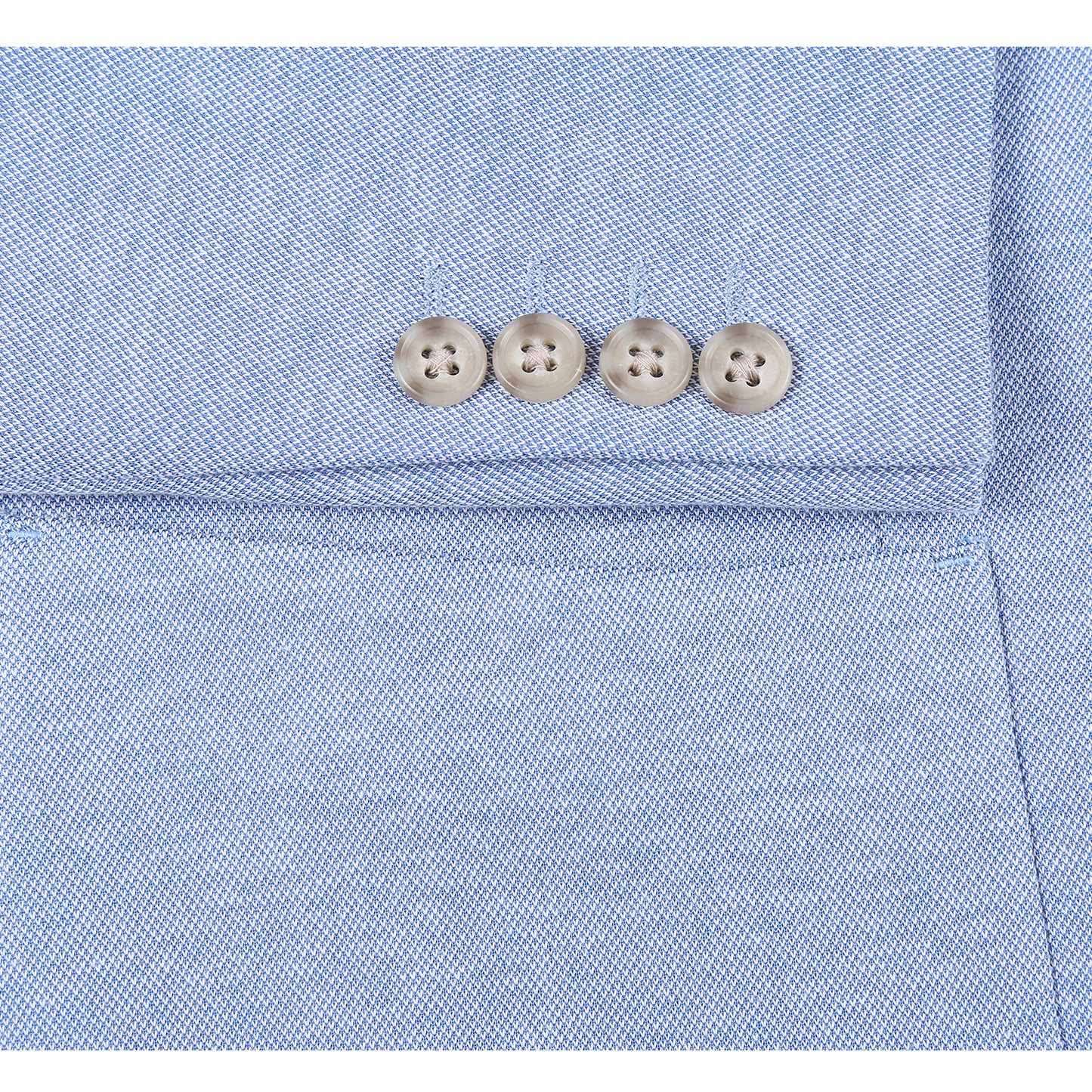 Pellagio Light Blue Half Canvas Slim Fit Sport Coat