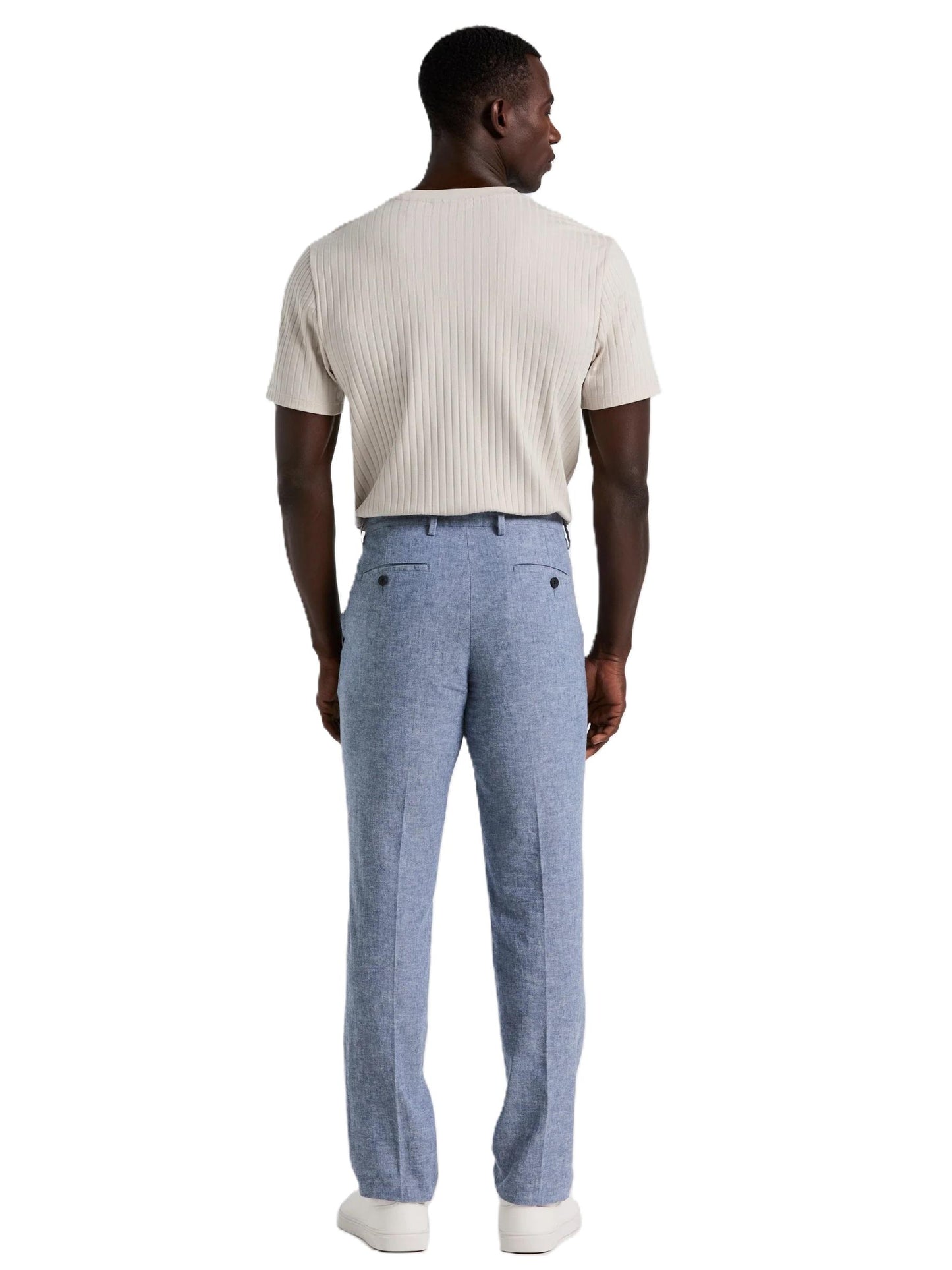 Perry Ellis Linen Blend Modern Fit Chino Pant