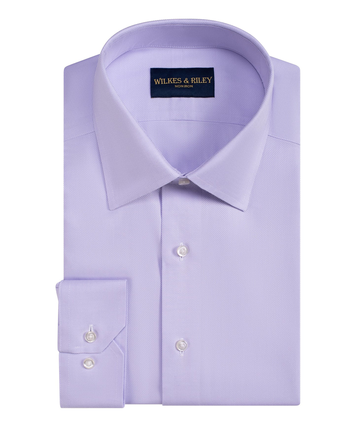 Wilkes & Riley Queens Oxford Spread Collar Non-Iron Dress Shirt