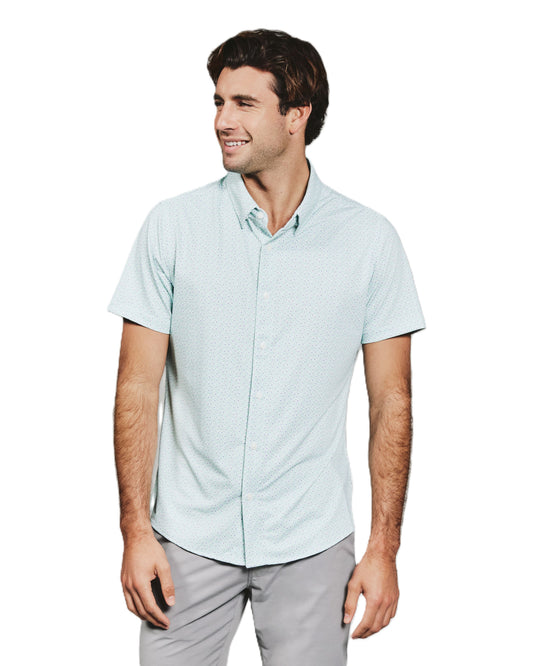 7 Diamonds Riley 4-Way Stretch Short Sleeve Shirt