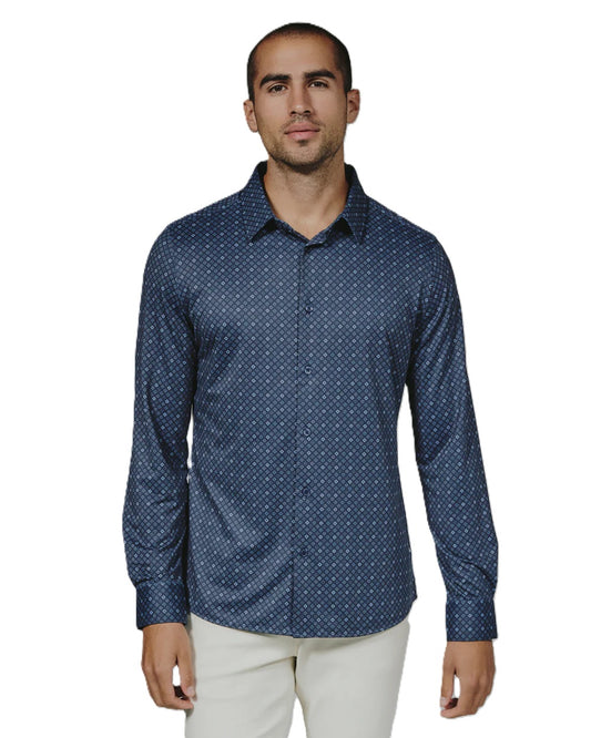 7 Diamonds Liam 4-Way Stretch Long Sleeve Shirt