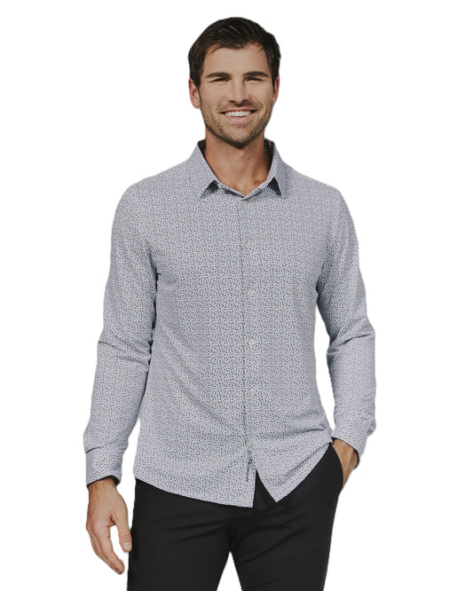 7 Diamonds Madrid 4-Way Stretch Long Sleeve Shirt