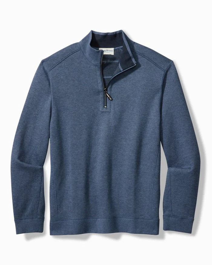 Tommy Bahama New Flip Coast Half Zip Reversible Sweater