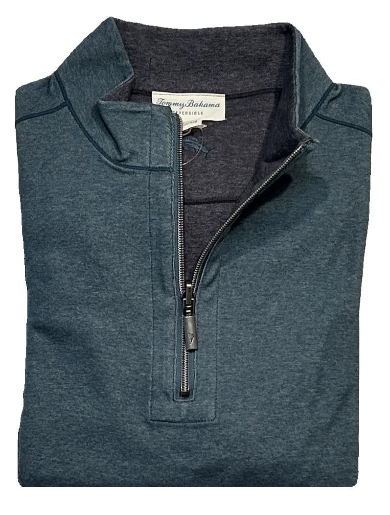 Tommy Bahama Flipview Half Zip Reversible Sweater