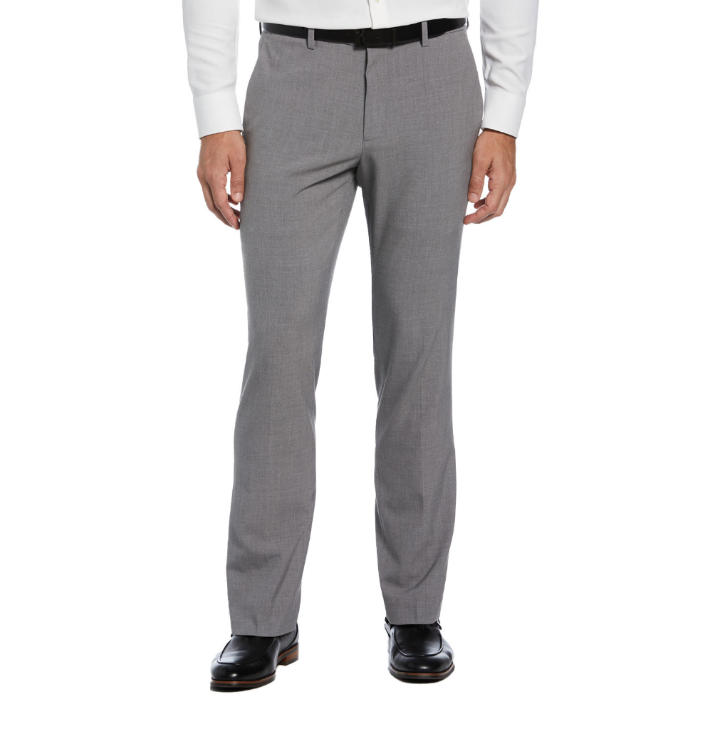 Savane Slim Fit 4-Way Stretch Flat Front Dress Pant